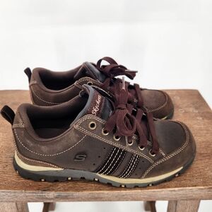 Skechers Grand Jam  Women's Sneakers 7.5 Brown Suede Casual Y2k